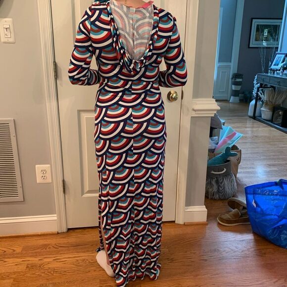 Macbeth Collection Hooded Maxi Dress sz XS NWT - Picture 3 of 5